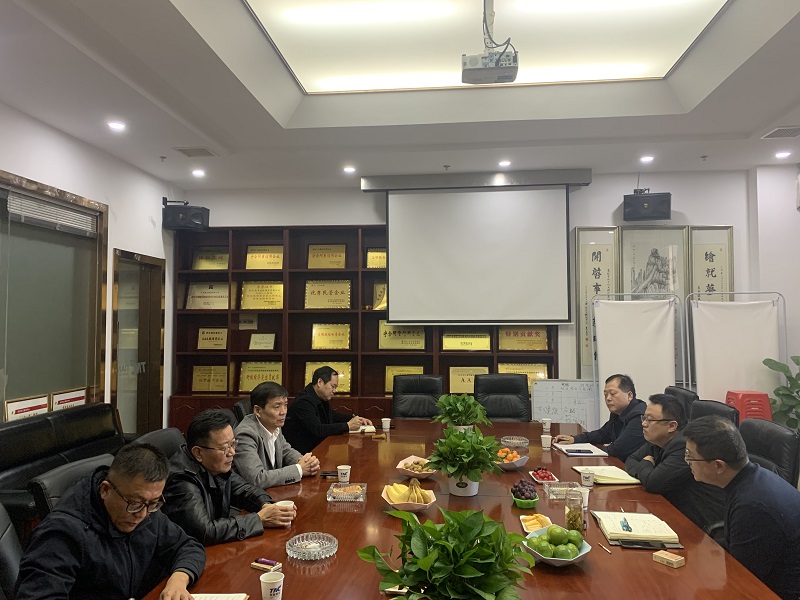 新洲區(qū)副區(qū)長丁力一行領(lǐng)導到我司走訪調(diào)研